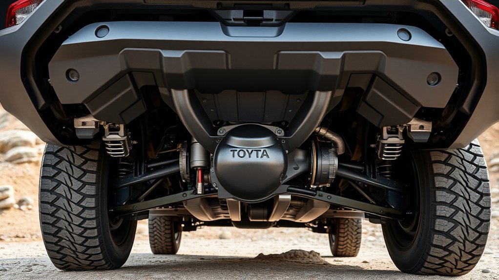 Toyota RAV4 AWD system distributing drive force between the front and rear wheels