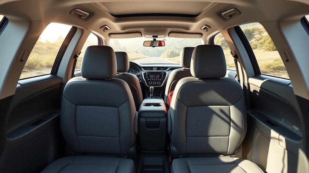 Toyota RAV4 cabin showing shoulder and hip room for passengers