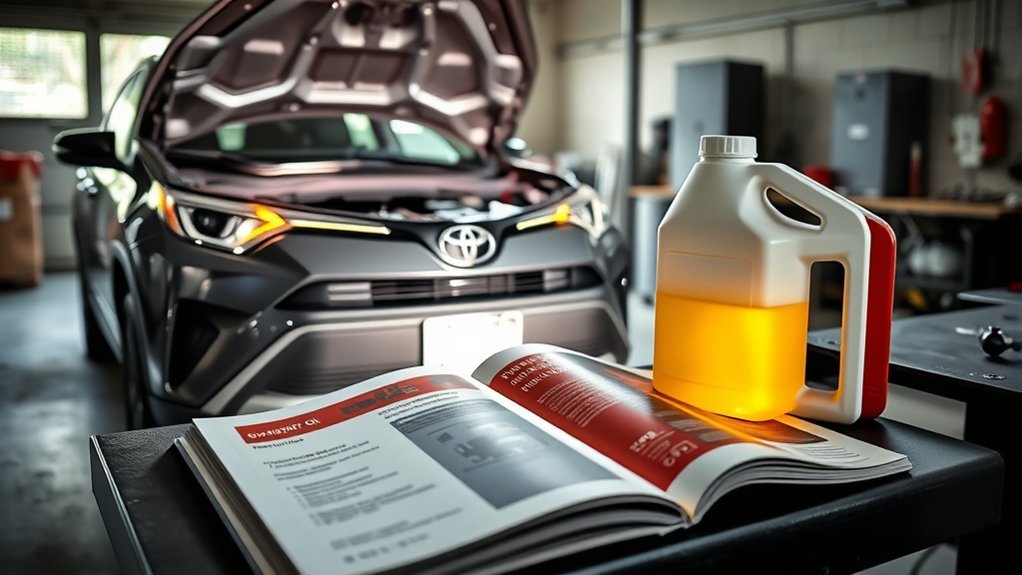 Common Toyota RAV4 oil change mistakes including incorrect viscosity and overfilling