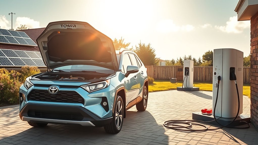 Safe Toyota RAV4 Hybrid and plug-in battery charging practices