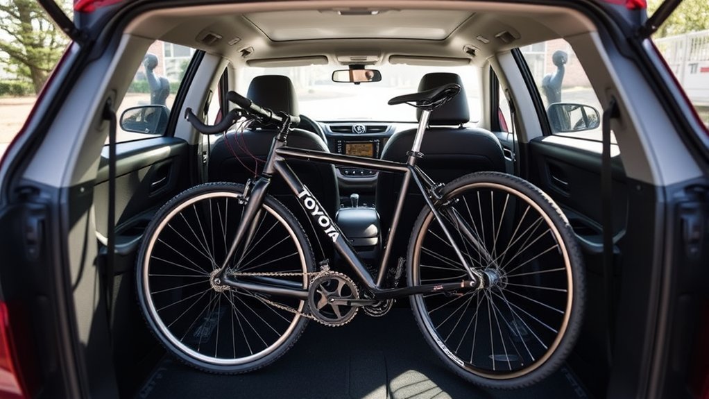 bikes inside or rack