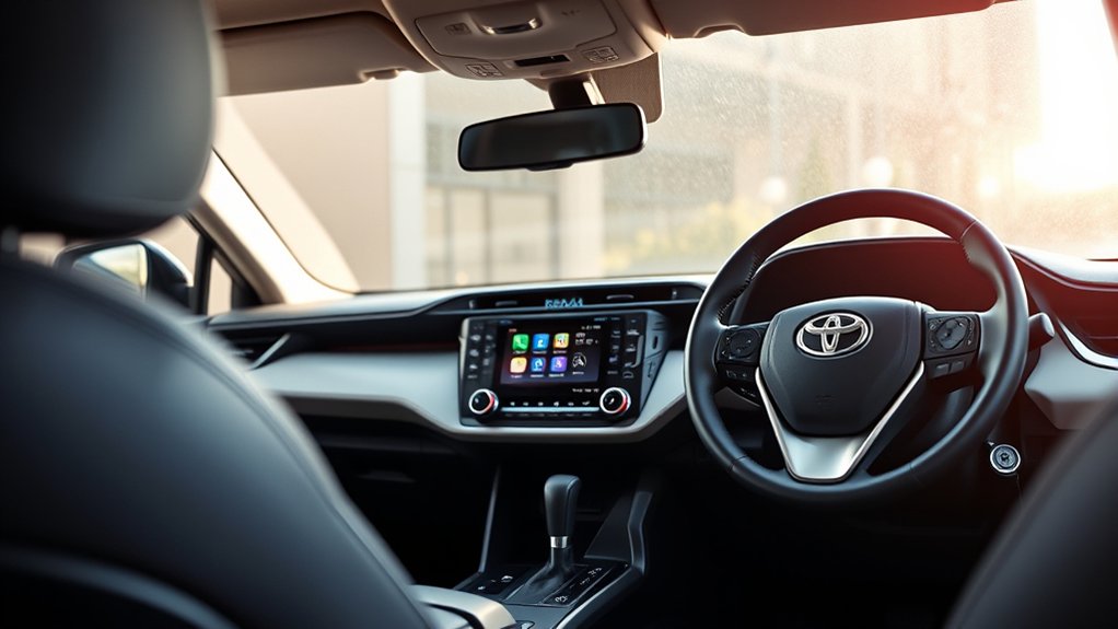 Toyota RAV4 LE Bluetooth hands-free calling and wireless audio functions