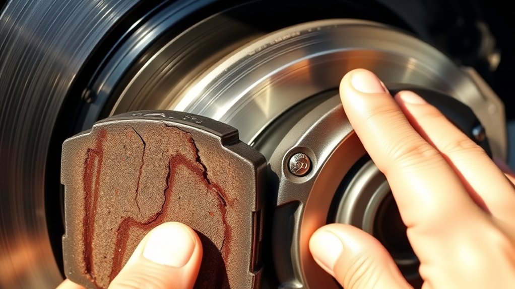 Toyota RAV4 brake pad replacement inspection guidelines