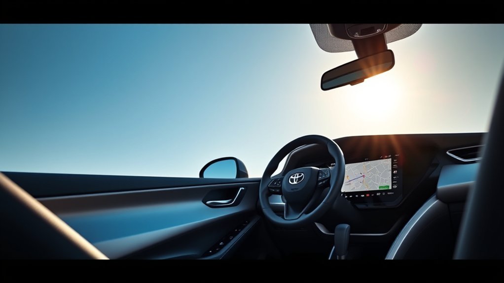 2023 Toyota RAV4 touchscreen displaying factory navigation