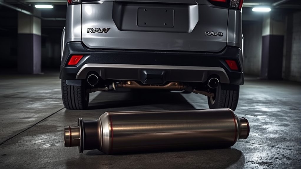 Cost factors for Toyota RAV4 catalytic converter theft protection