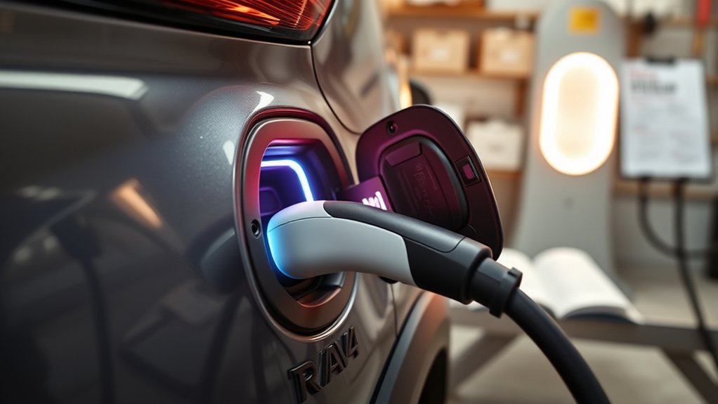 Toyota RAV4 Hybrid charging issue warning light and maintenance check