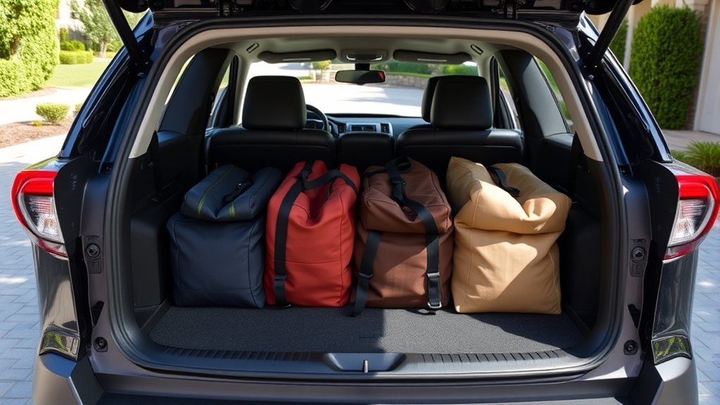 Toyota RAV4 underfloor and cabin storage options