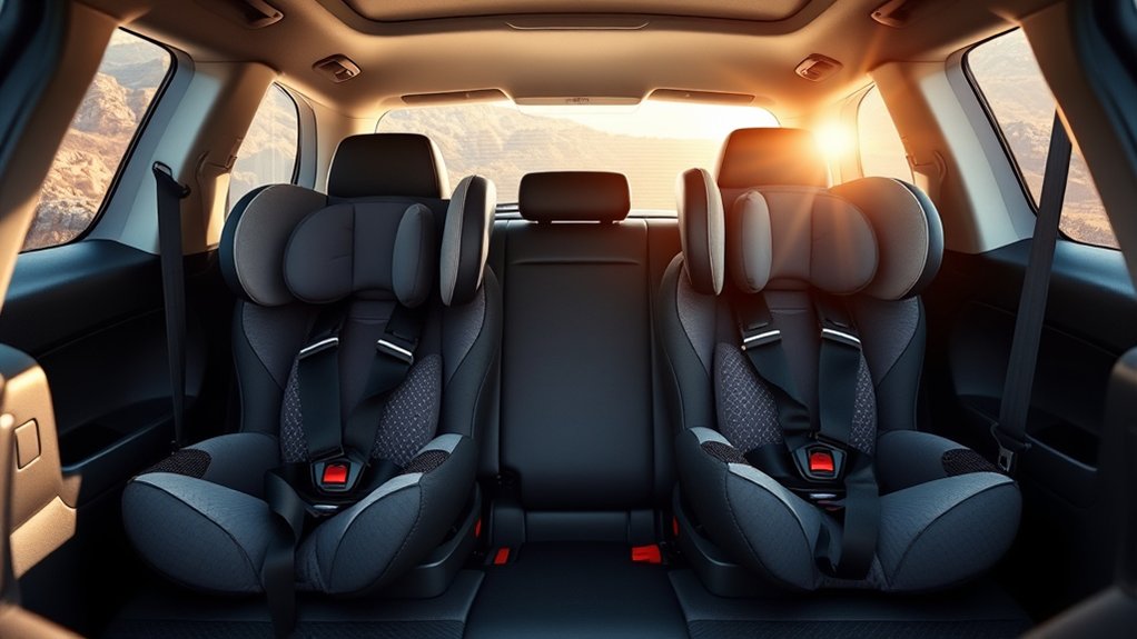 comfortable two car seats
