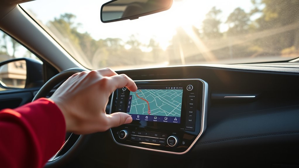 connecting smartphone maps to a Toyota RAV4 infotainment display