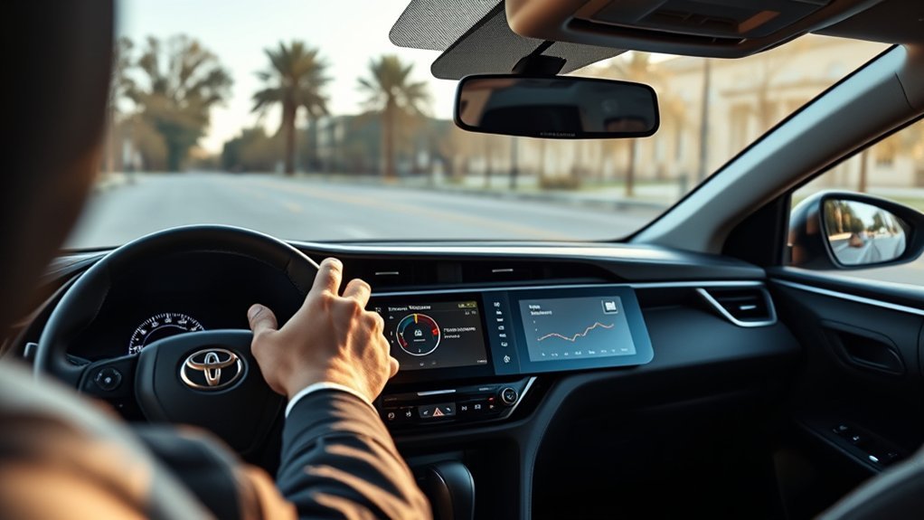Toyota RAV4 Hybrid multi-information display with customizable digital gauges