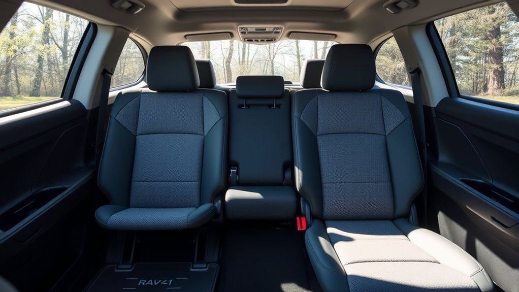 Toyota RAV4 fabric SofTex and sport seat options