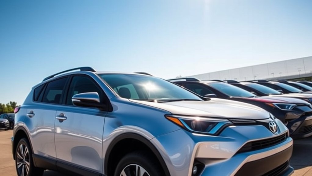 Toyota RAV4 factory moonroof and aftermarket roof options