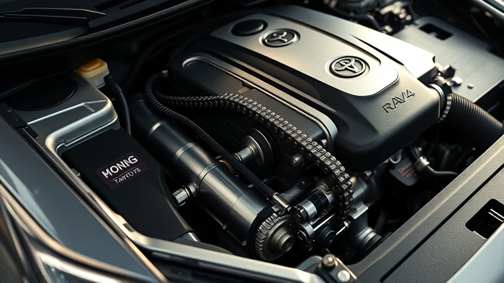 Toyota RAV4 timing chain and engine timing components