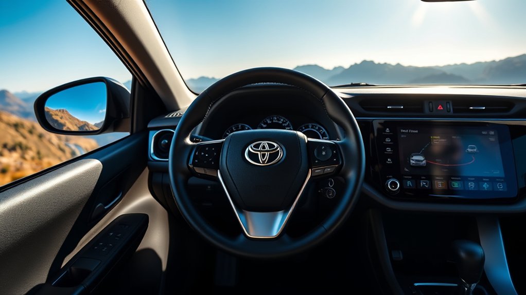 Toyota RAV4 steering-wheel controls for Dynamic Radar Cruise Control