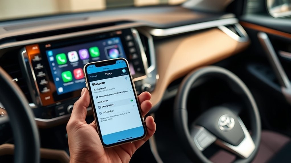 enable smartphone bluetooth connection