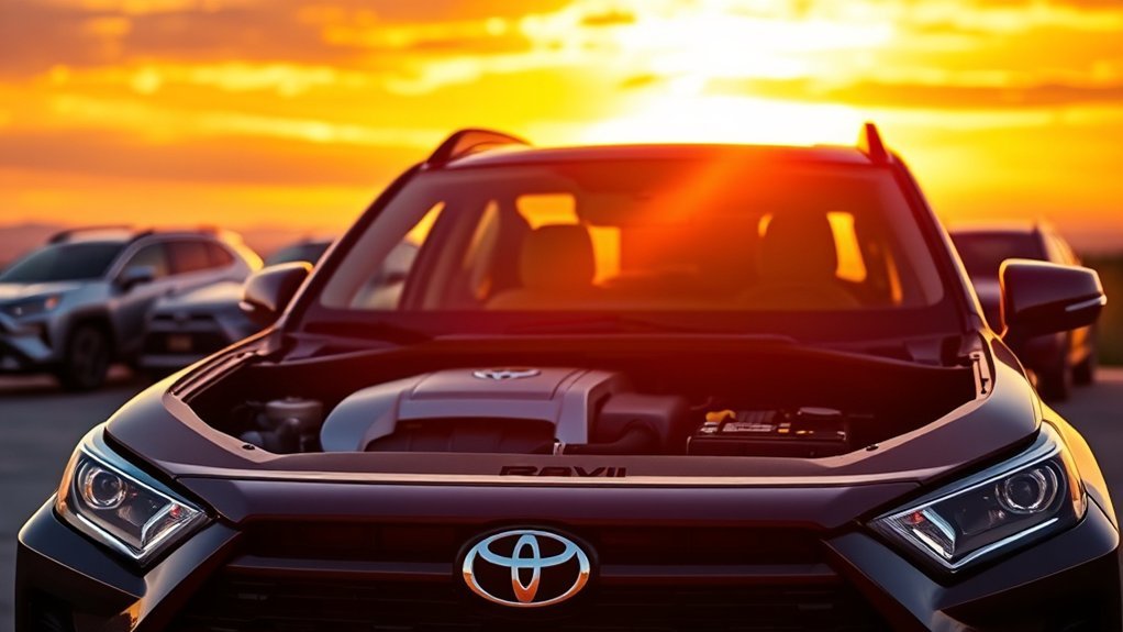 Toyota RAV4 four-cylinder and hybrid engine options