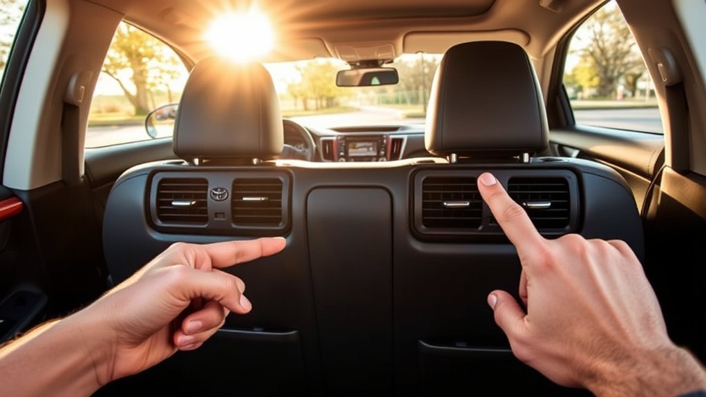 Ways to improve rear-seat airflow in a Toyota RAV4