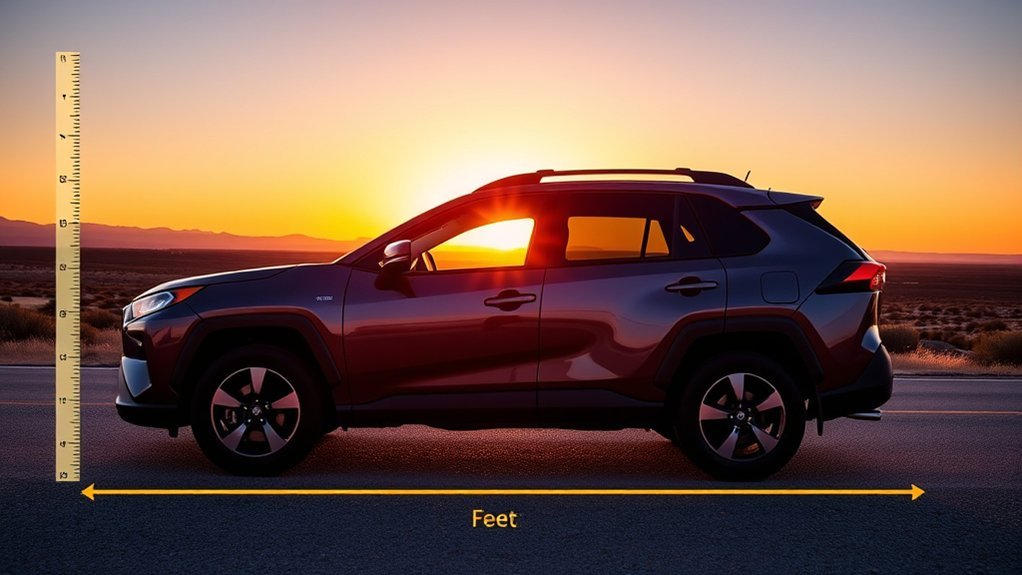 Toyota RAV4 roof rails and crossbars prepared for carrying outdoor cargo