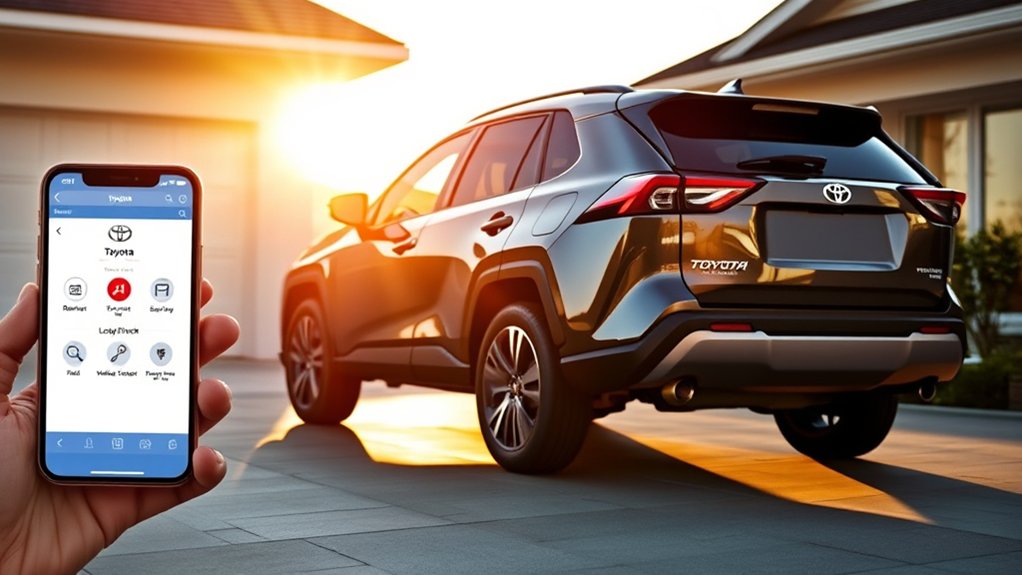 Remote Connect features for Toyota RAV4 convenience and vehicle security