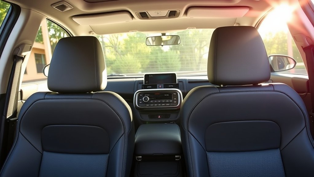 Toyota RAV4 center-console rear air vents for second-row passengers
