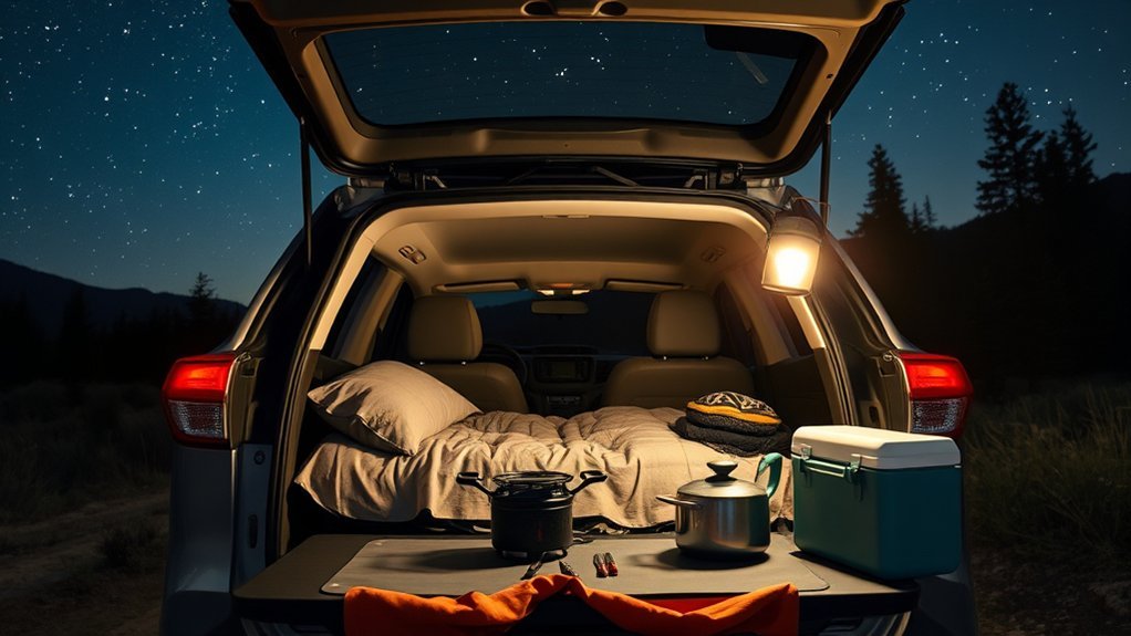 essential car camping kitchen