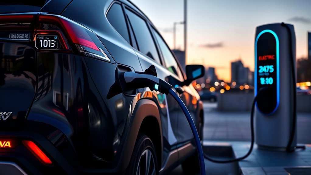 Toyota RAV4 EV Level 1 and Level 2 charging overview