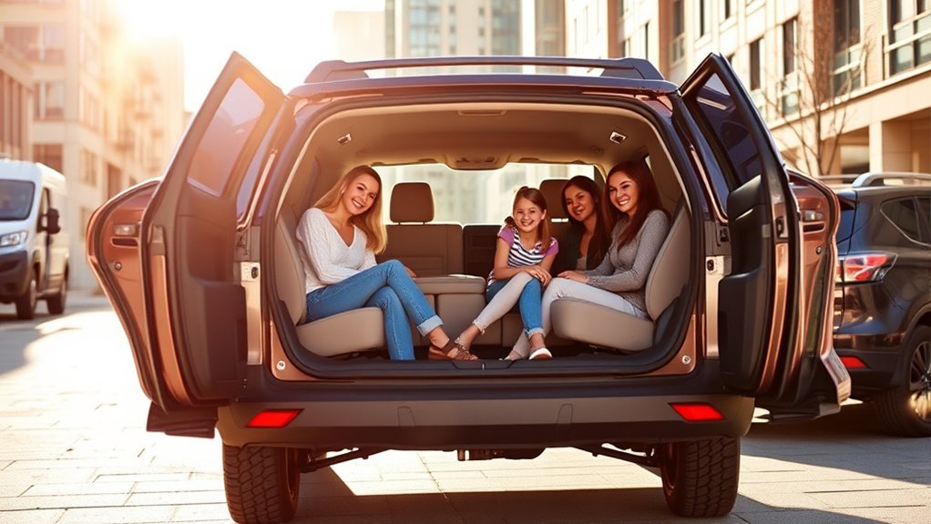 five passenger suv comfort