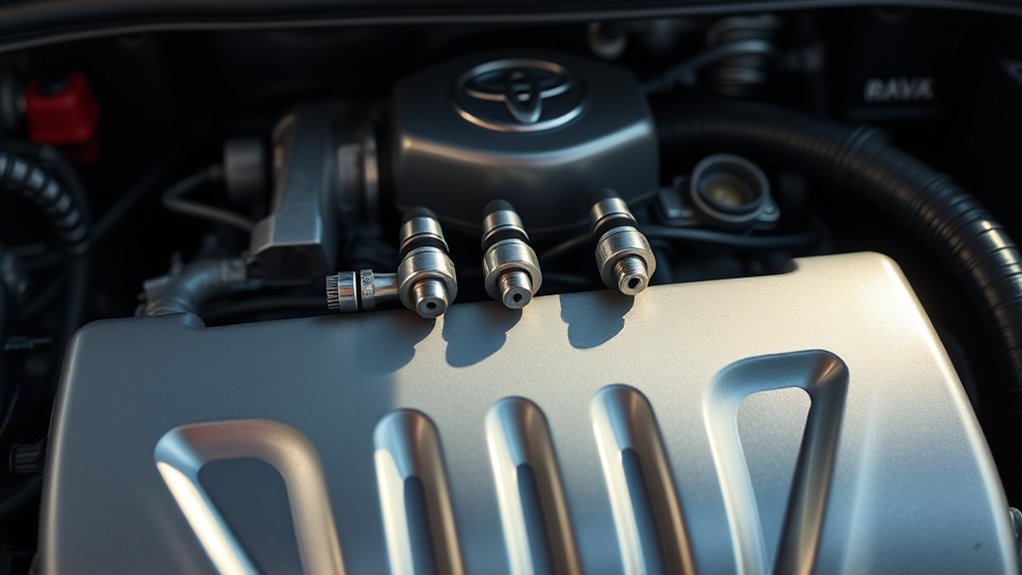 2010 Toyota RAV4 oxygen sensor count and layout by engine type