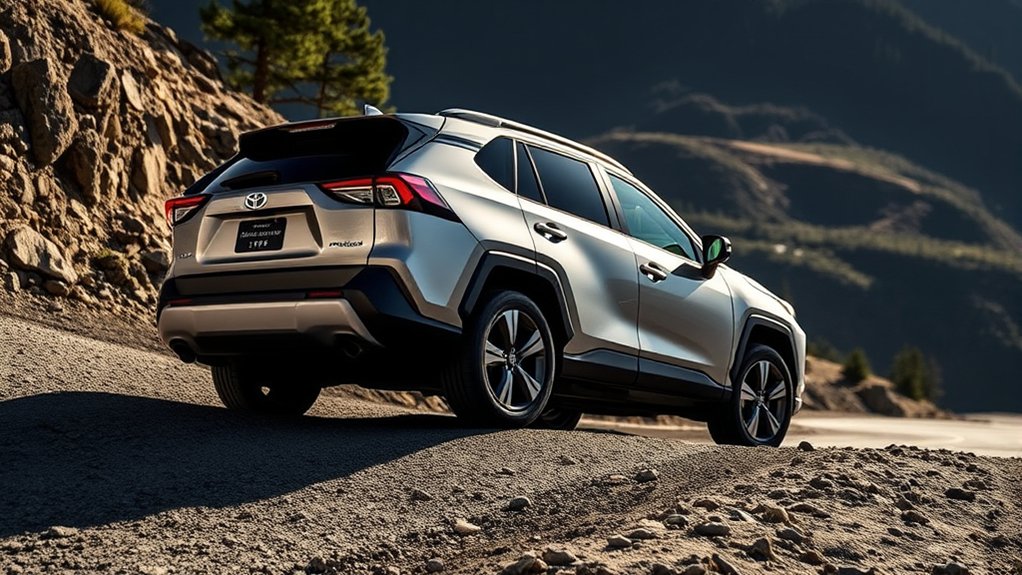 Toyota RAV4 transmission shifting while climbing a steep road