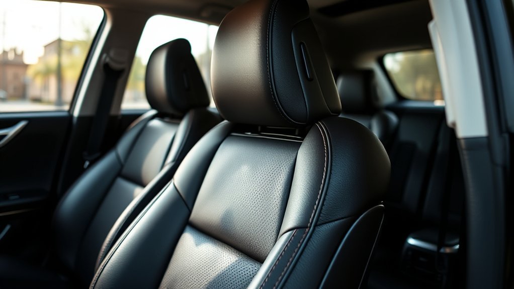 Heated and ventilated seat controls in a Toyota RAV4