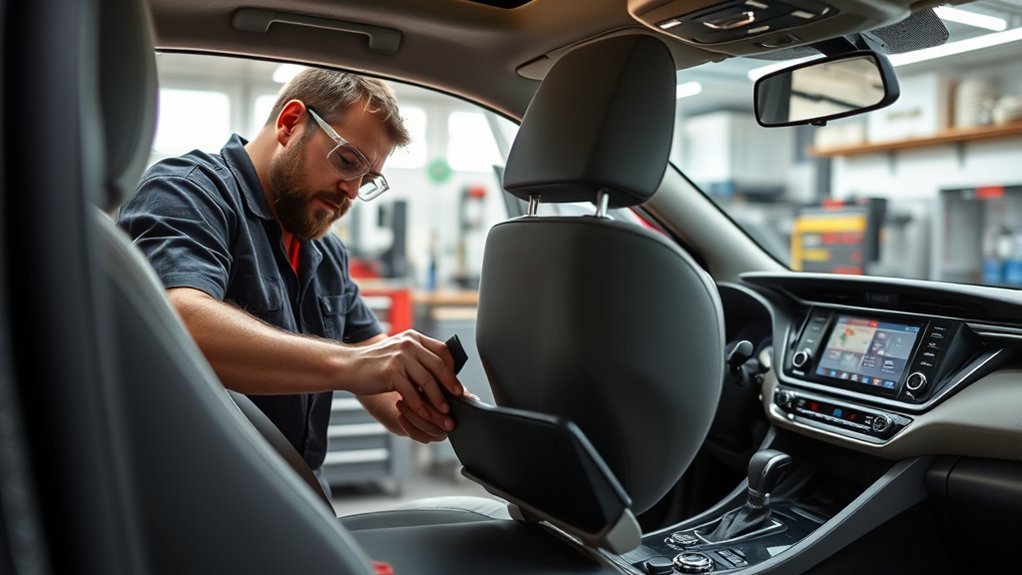 Toyota RAV4 heated seat installation safety