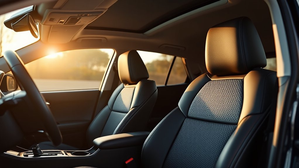 heated ventilated front seats