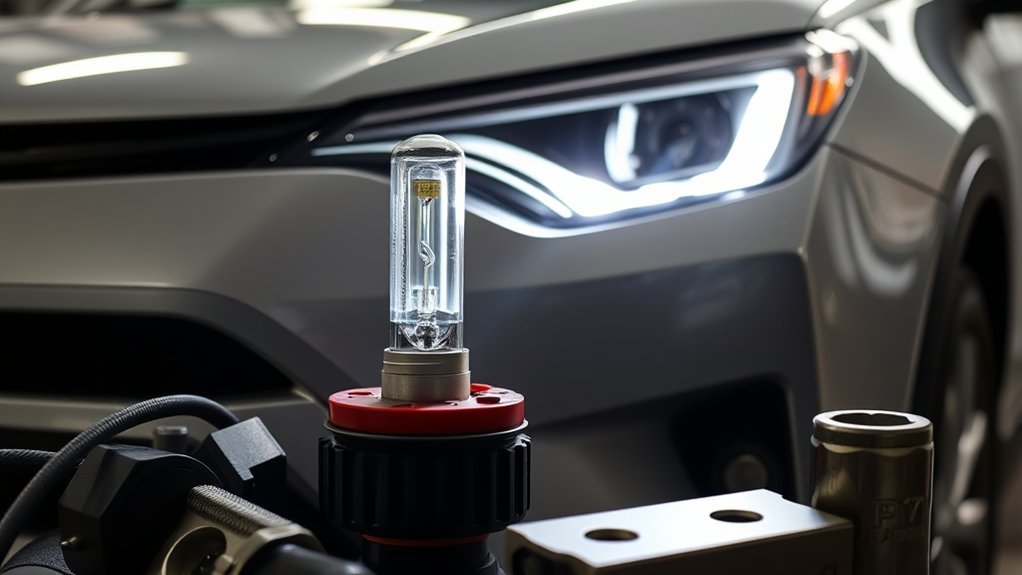 Toyota RAV4 HID xenon headlight and ballast system