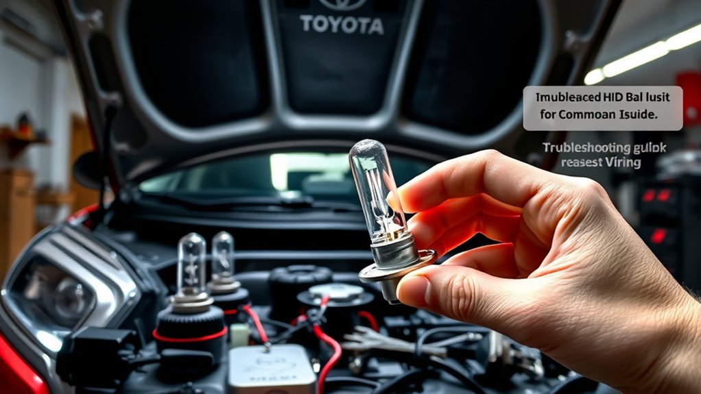 Troubleshooting a Toyota RAV4 HID headlight bulb and ballast