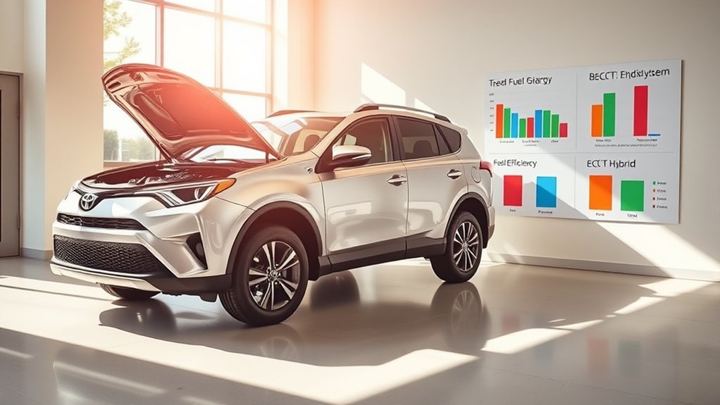 Toyota RAV4 Hybrid fuel efficiency with planetary-type eCVT