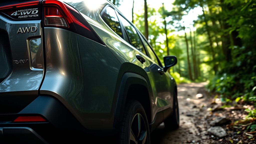 How to identify Toyota RAV4 AWD features and drivetrain