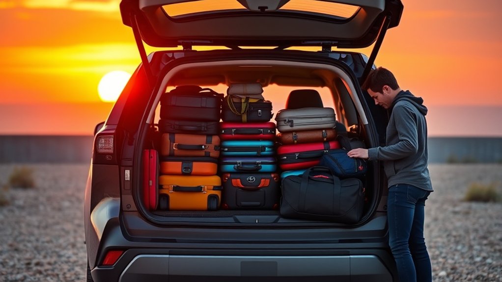 impressive luggage space flexibility