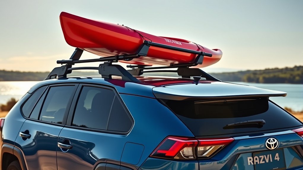 kayak roof rack features