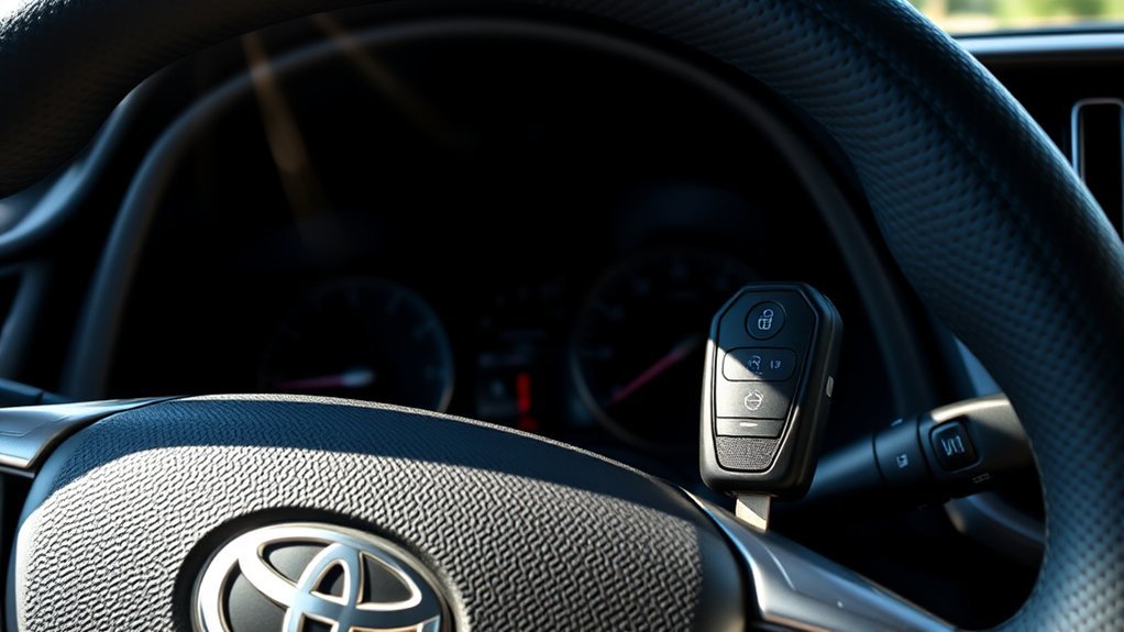 Toyota RAV4 Smart Key fob and engine immobilizer security system