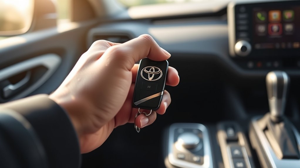 Toyota RAV4 Smart Key for keyless entry and push-button ignition