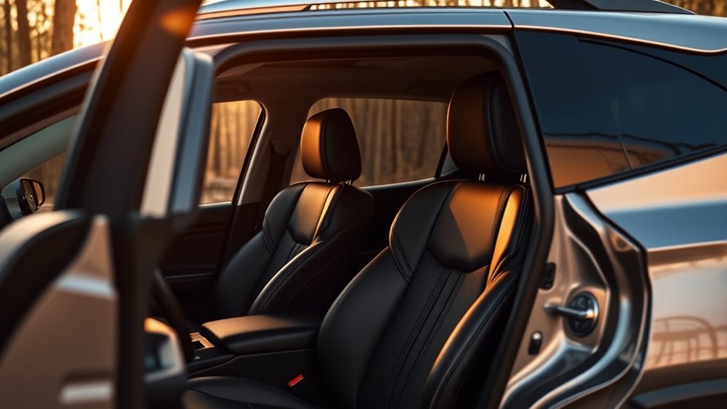 Benefits of leather-like SofTex seats in a Toyota RAV4