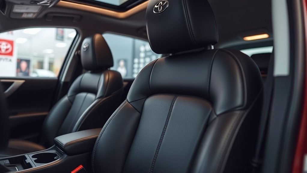 Toyota RAV4 trim and leather-like seat options