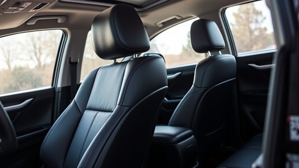 leather seats by trim