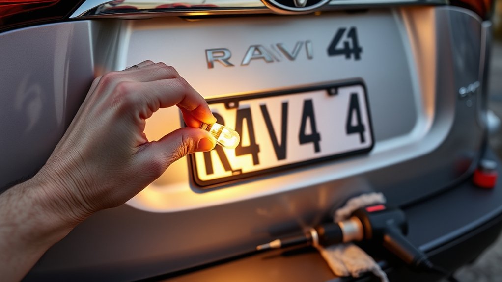 license plate light maintenance