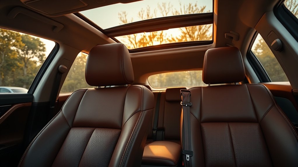 Premium SofTex seating and interior comfort in a Toyota RAV4