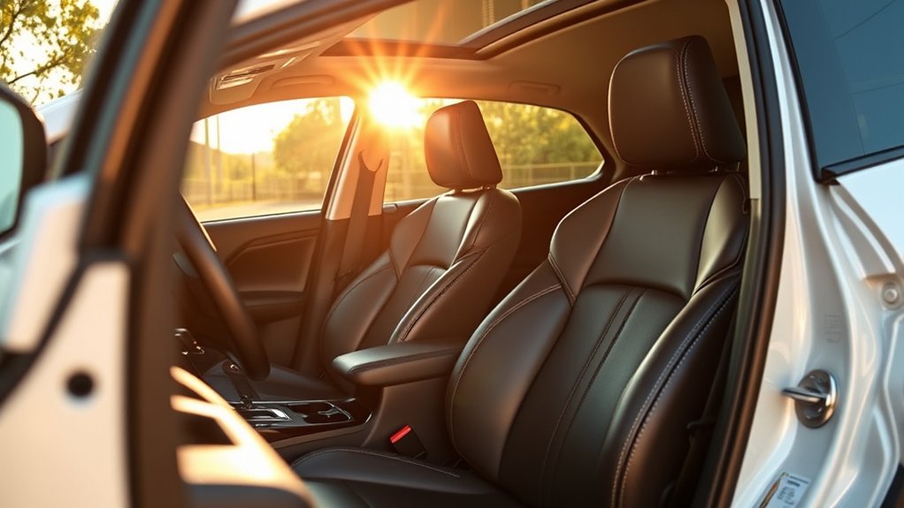 luxurious seating options available