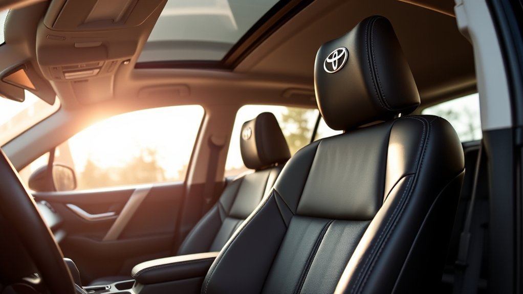 luxury leather seating options