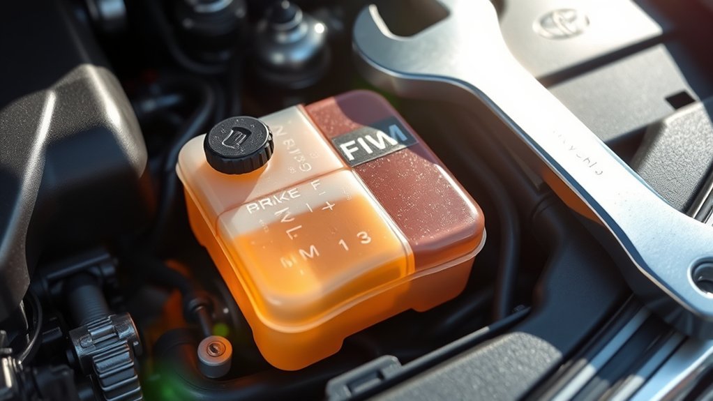 maintain brake fluid levels