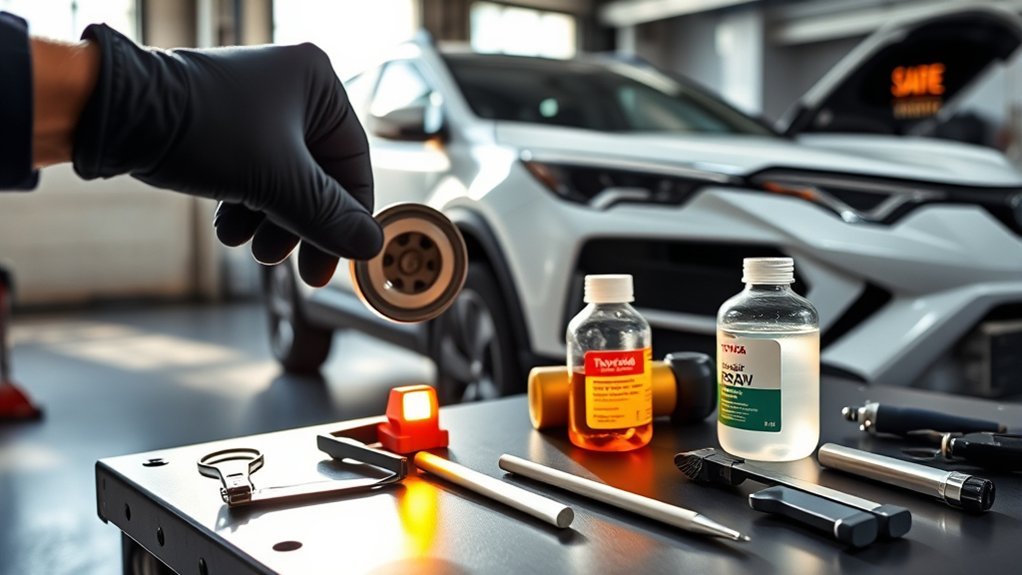 Sealed brake fluid container and clean reservoir cap for maintaining fluid quality
