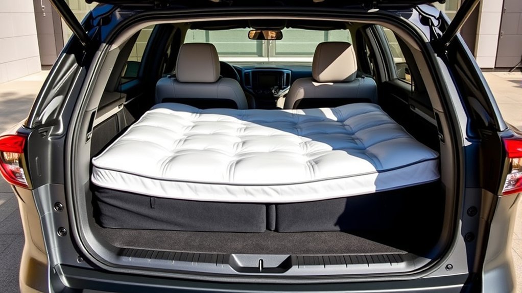 Comparing mattress comfort versus car seats for sleeping